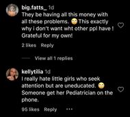 Netizens weigh in on Bhad Bhabie's cancer diagnosis (Image via Instagram/@thejasminebrand)